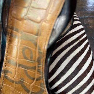 Sam Edelman Zebra Print Heels